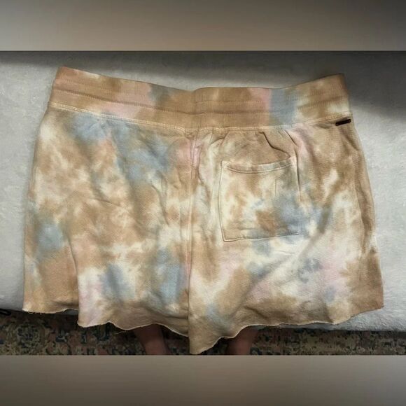 n:PHILANTHROPY Coco-Short tie-dye color pink yellow white nwt xl distressed - Picture 6 of 10